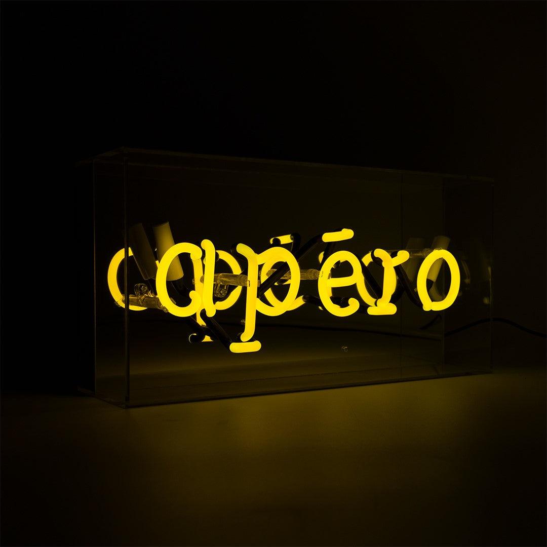 "Apéro" Glas Neon Box - TOM NEON