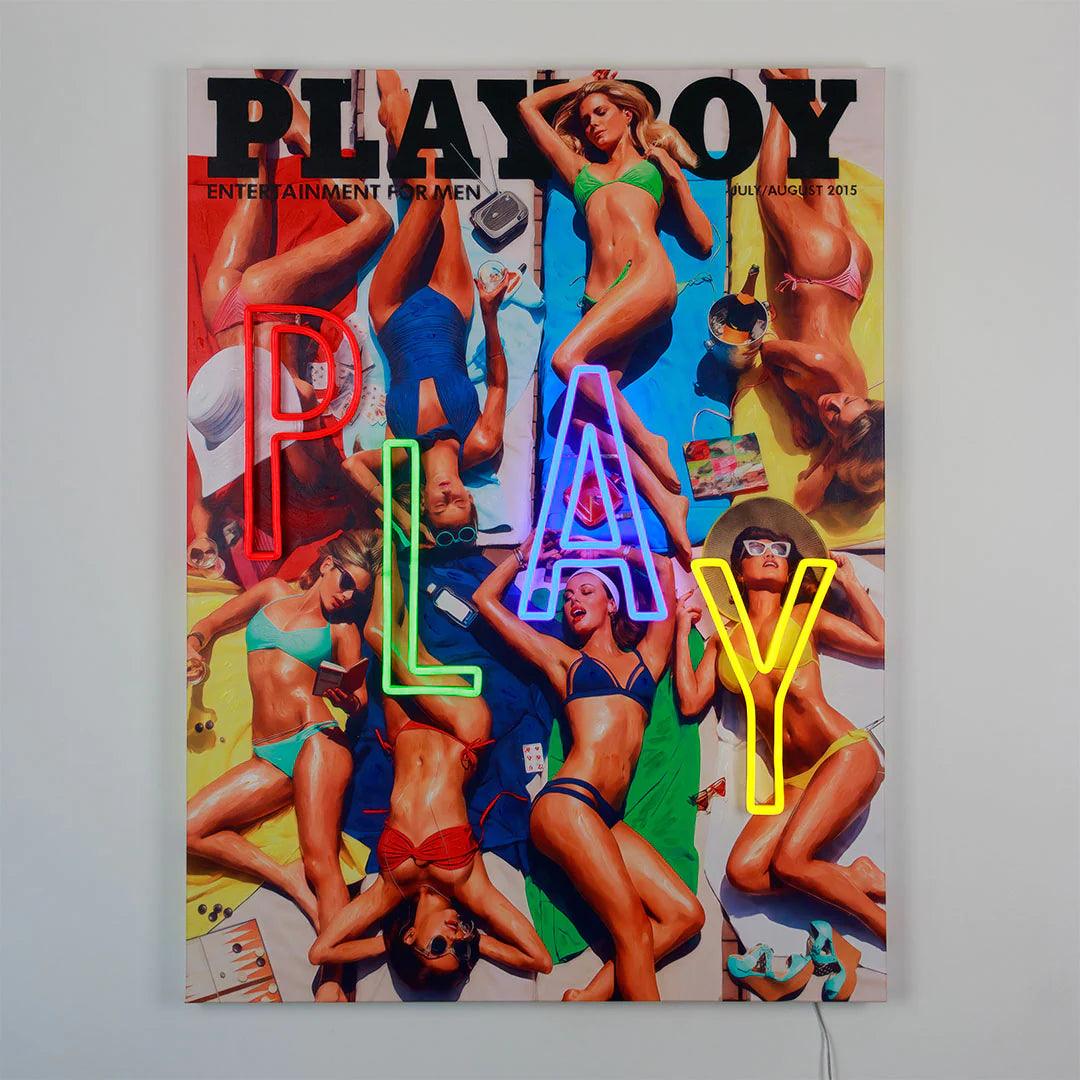 "Beach Scene Cover" LED Neon Playboy Edition - TOM NEON