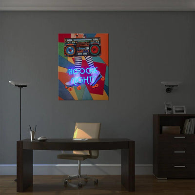 "Boogie Nights" LED Neon Wall Art - TOM NEON