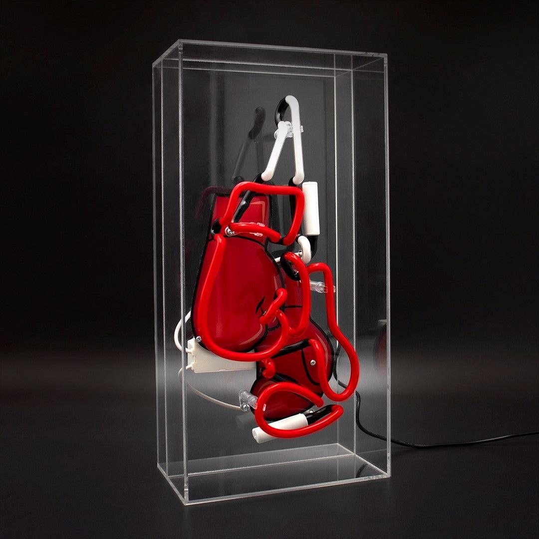 "Boxing" Glas Neon Box - TOM NEON