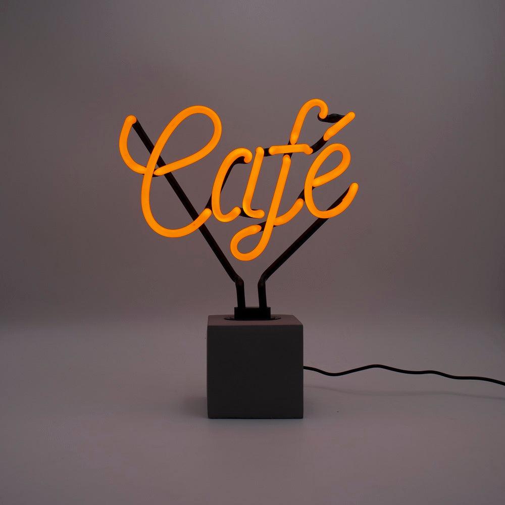 "Café" Glas Stand-Neon - TOM NEON