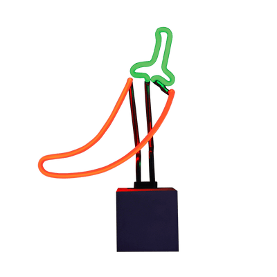"Chili" Glas Stand-Neon - TOM NEON