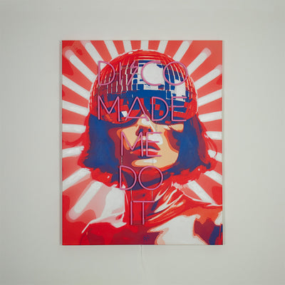 "Disco Made Me Do It" LED Neon Wall Art