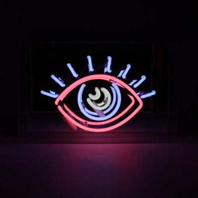 "Eye" Glas Neon Box - TOM NEON