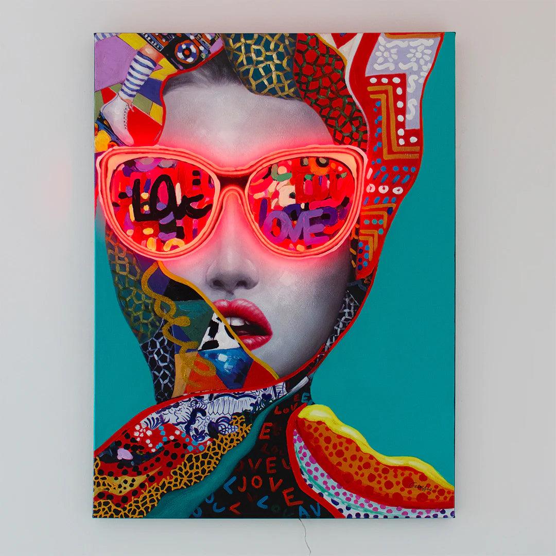 "Fashion Woman" LED Neon Wall Art - TOM NEON
