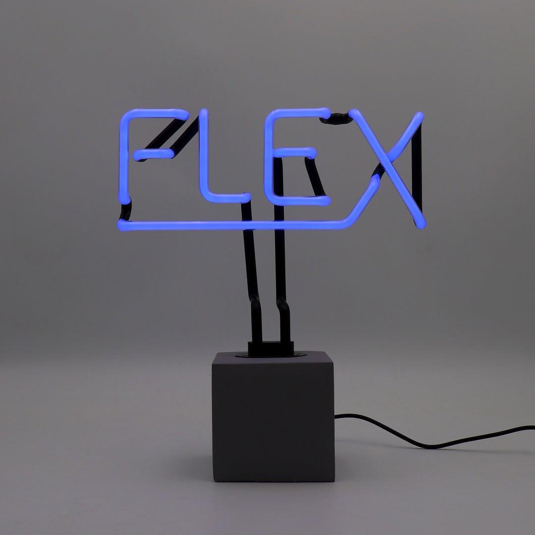 "Flex" Glas Stand-Neon - TOM NEON