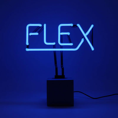"Flex" Glas Stand-Neon - TOM NEON