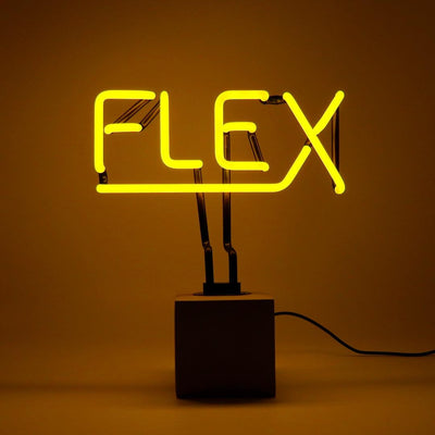 "Flex" Glas Stand-Neon - TOM NEON