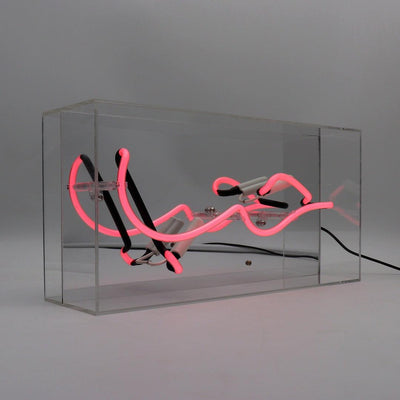 "HUB (Arabic Love)" Glas Neon Box - TOM NEON