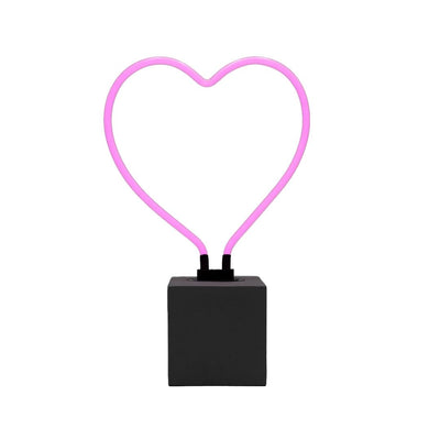 "Herz" Glas Stand-Neon - TOM NEON