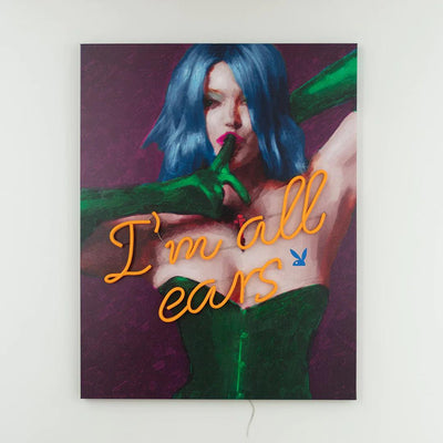 "I'm all ears" LED Neon Playboy Edition - TOM NEON