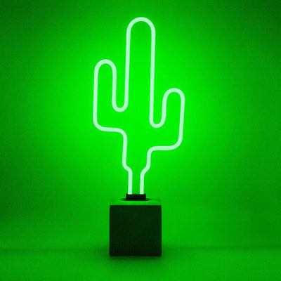 "Kaktus" Glas Stand-Neon - TOM NEON