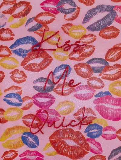 "Kiss Me Quick" LED Neon Wall Art - TOM NEON
