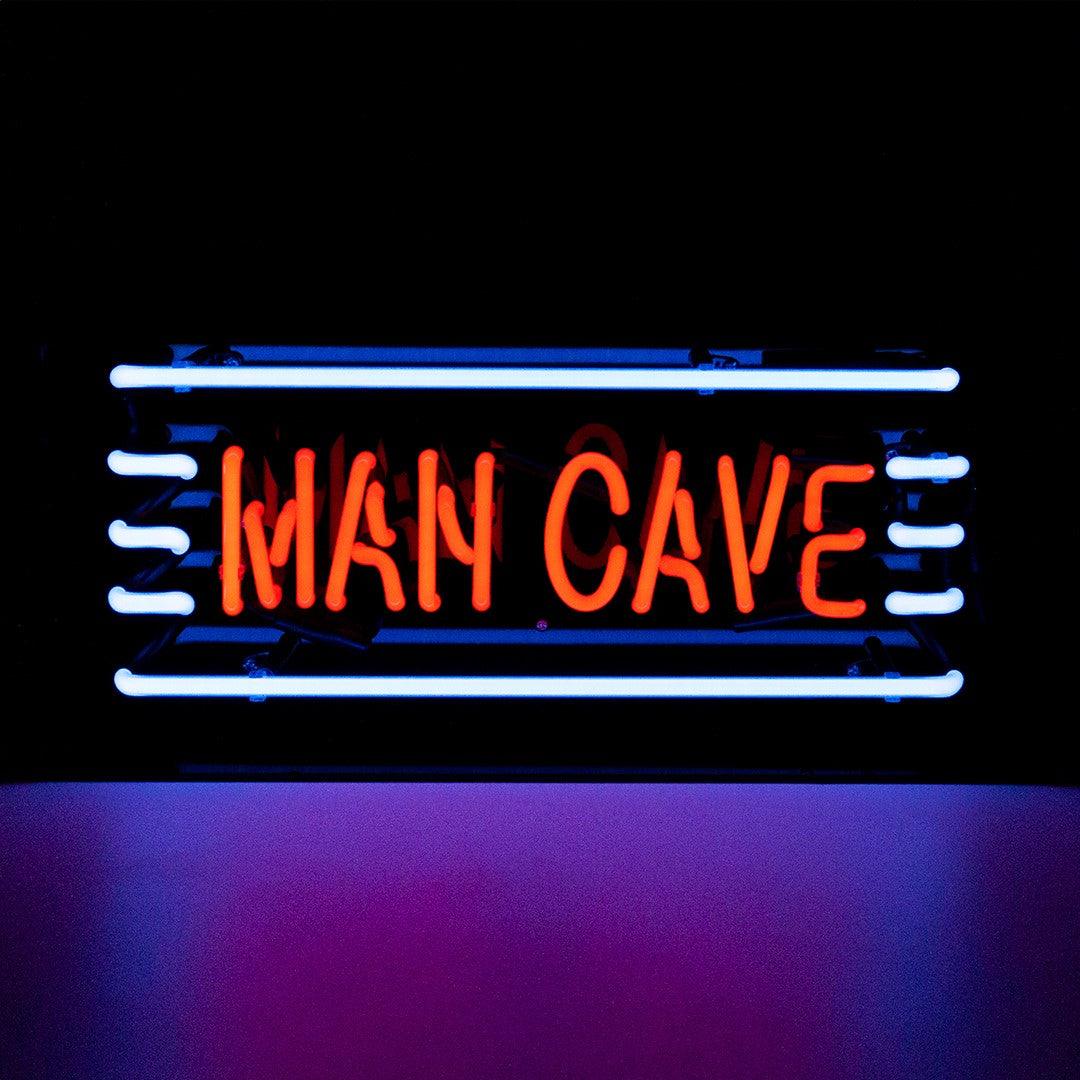 "Man Cave" Glas Neon Box - TOM NEON