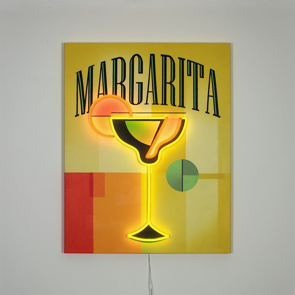 "Margarita" LED Neon Wall Art