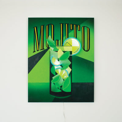 "Mojito" LED Neon Wall Art