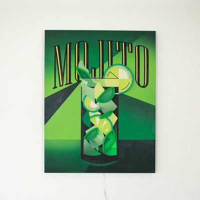 "Mojito" LED Neon Wall Art