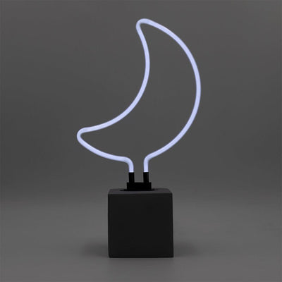 "Mond" Glas Stand-Neon - TOM NEON