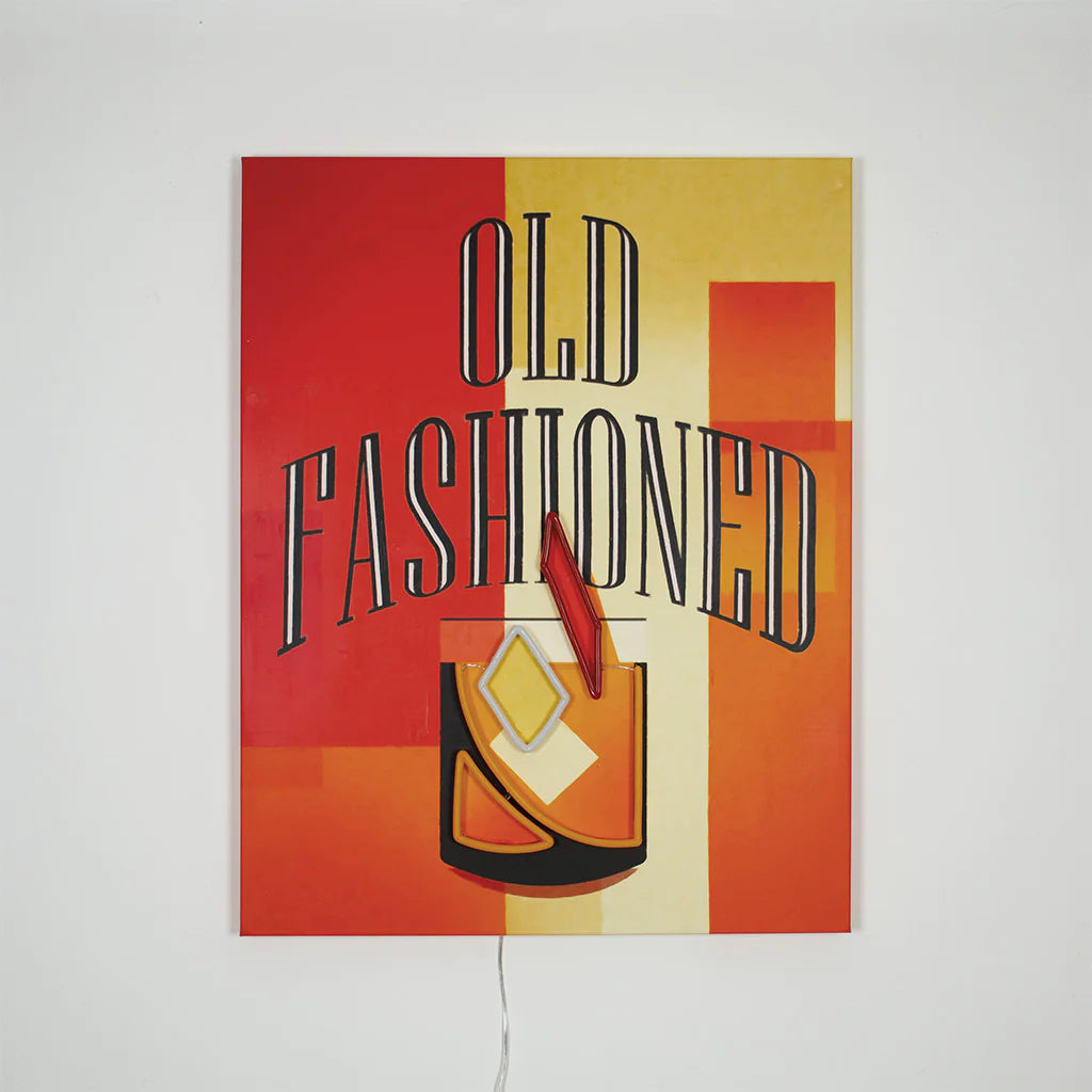 "Old Fashioned" LED Neon Wall Art