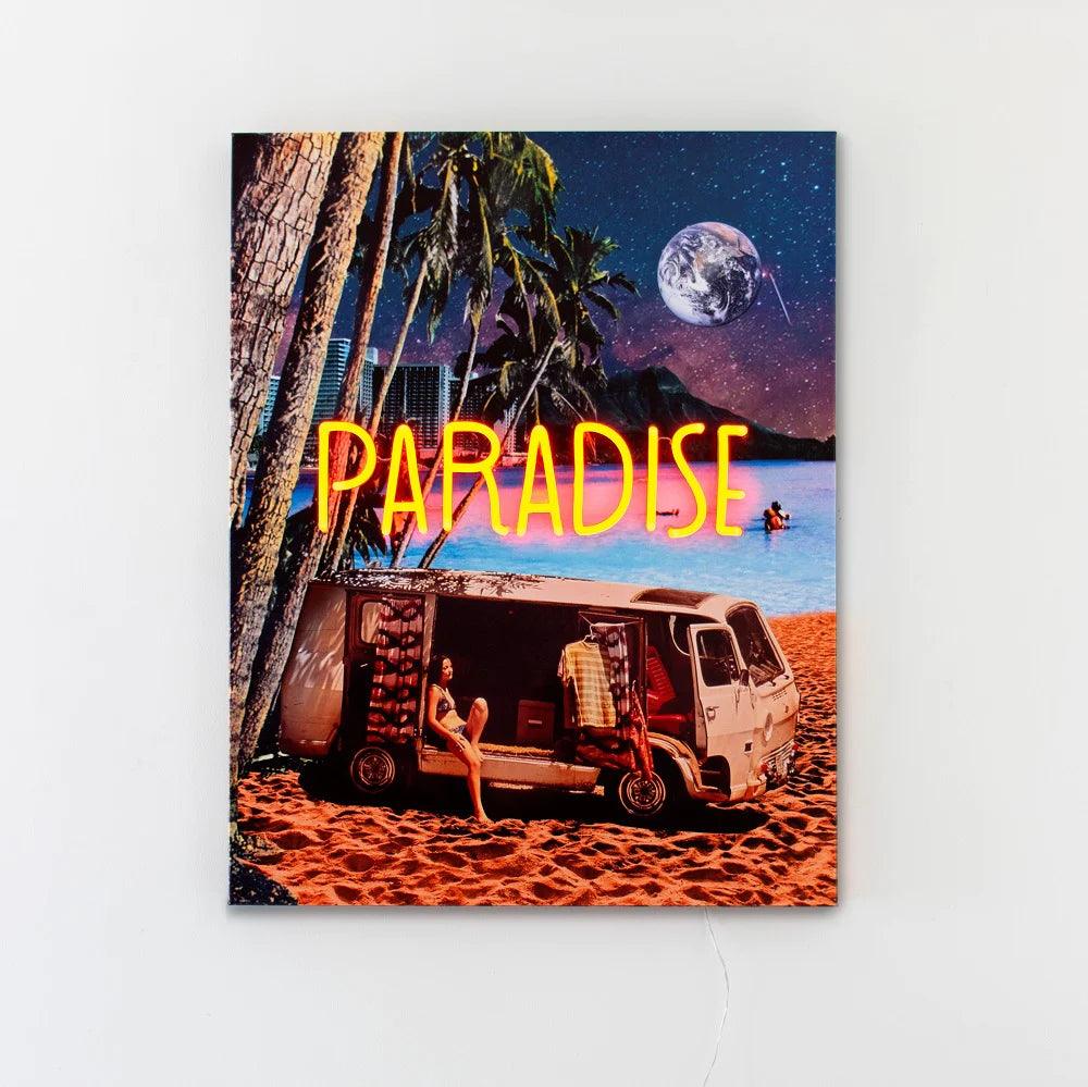 "Paradise" LED Neon Wall Art - TOM NEON