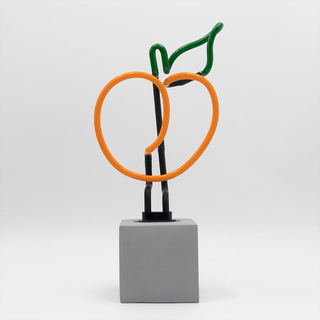 "Peach" Glas Stand-Neon - TOM NEON