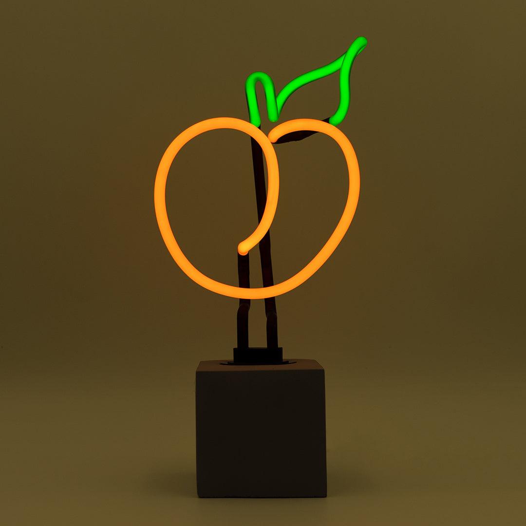 "Peach" Glas Stand-Neon - TOM NEON