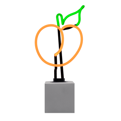 "Peach" Glas Stand-Neon - TOM NEON