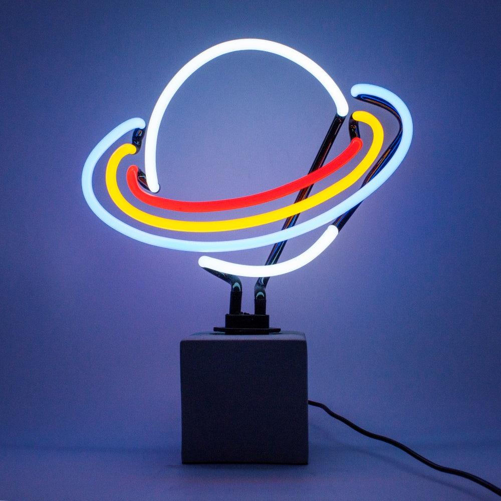 "Planet" Glas Stand-Neon - TOM NEON