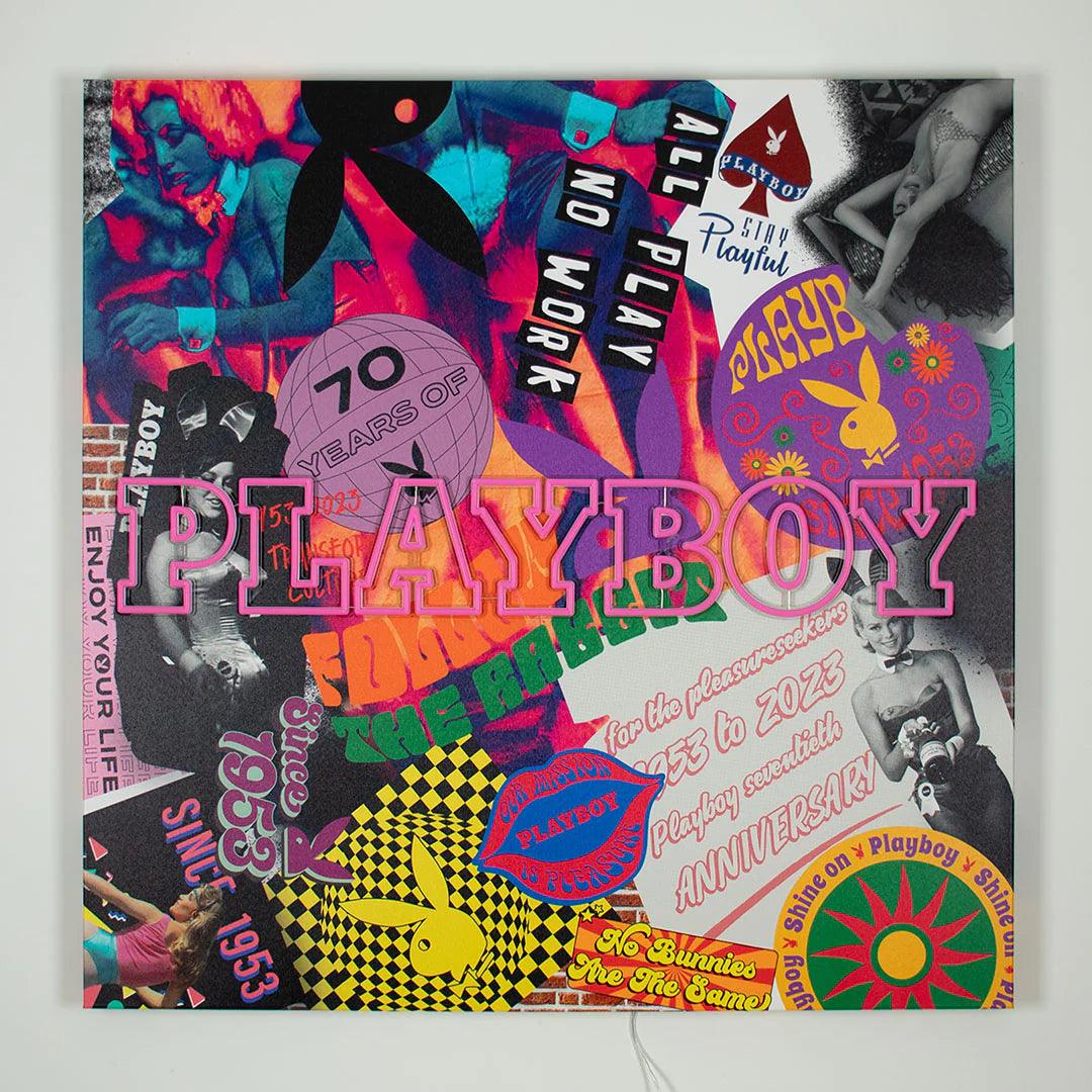 "Playboy Collage" LED Neon Playboy Edition - TOM NEON