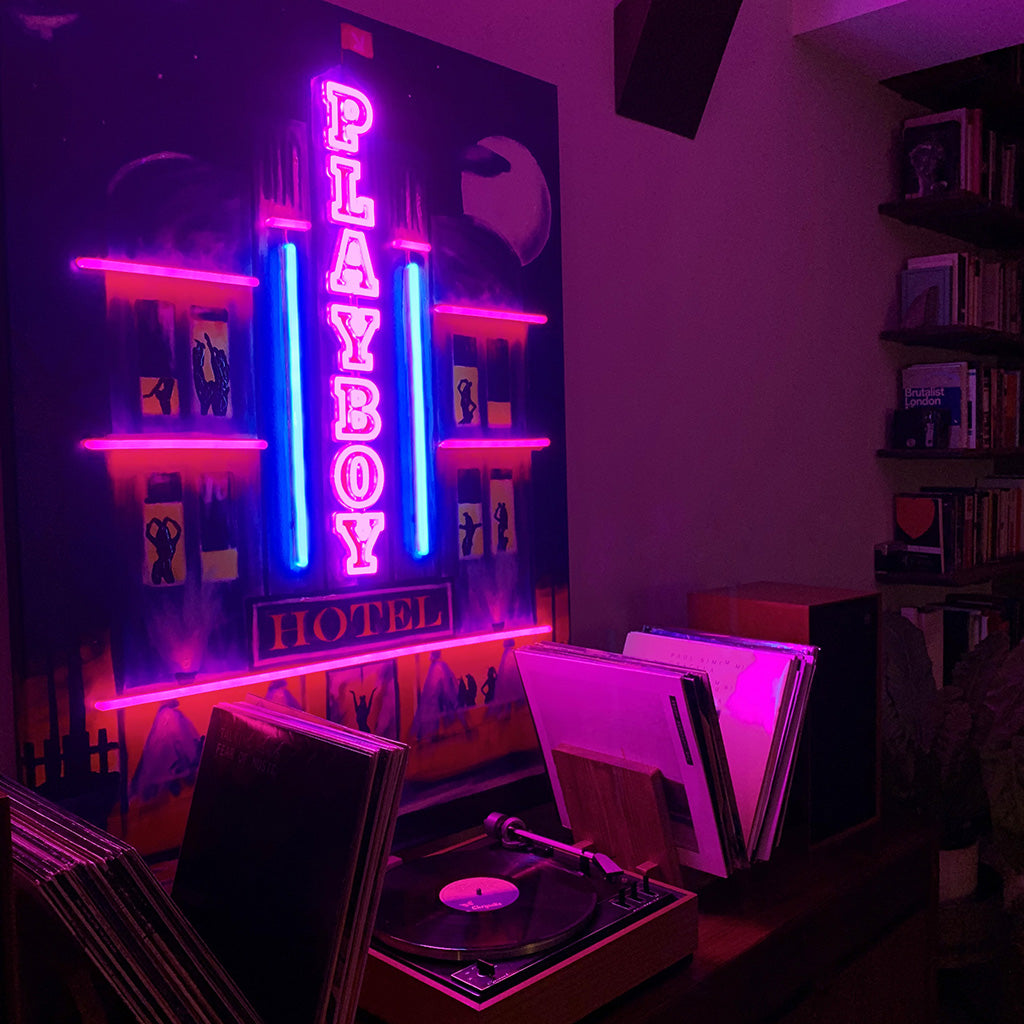 "Playboy Hotel" LED Neon Playboy Edition