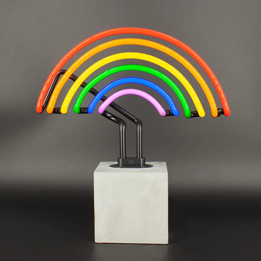 "Rainbow" Glas Stand-Neon - TOM NEON