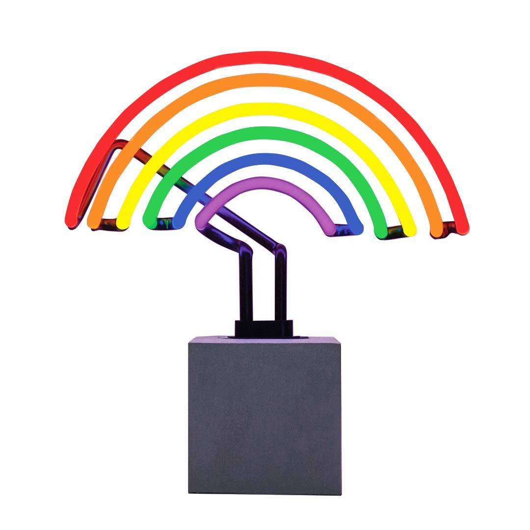 "Rainbow" Glas Stand-Neon - TOM NEON