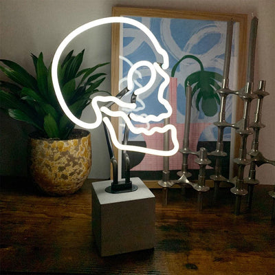 "Skelett" Glas Stand-Neon - TOM NEON