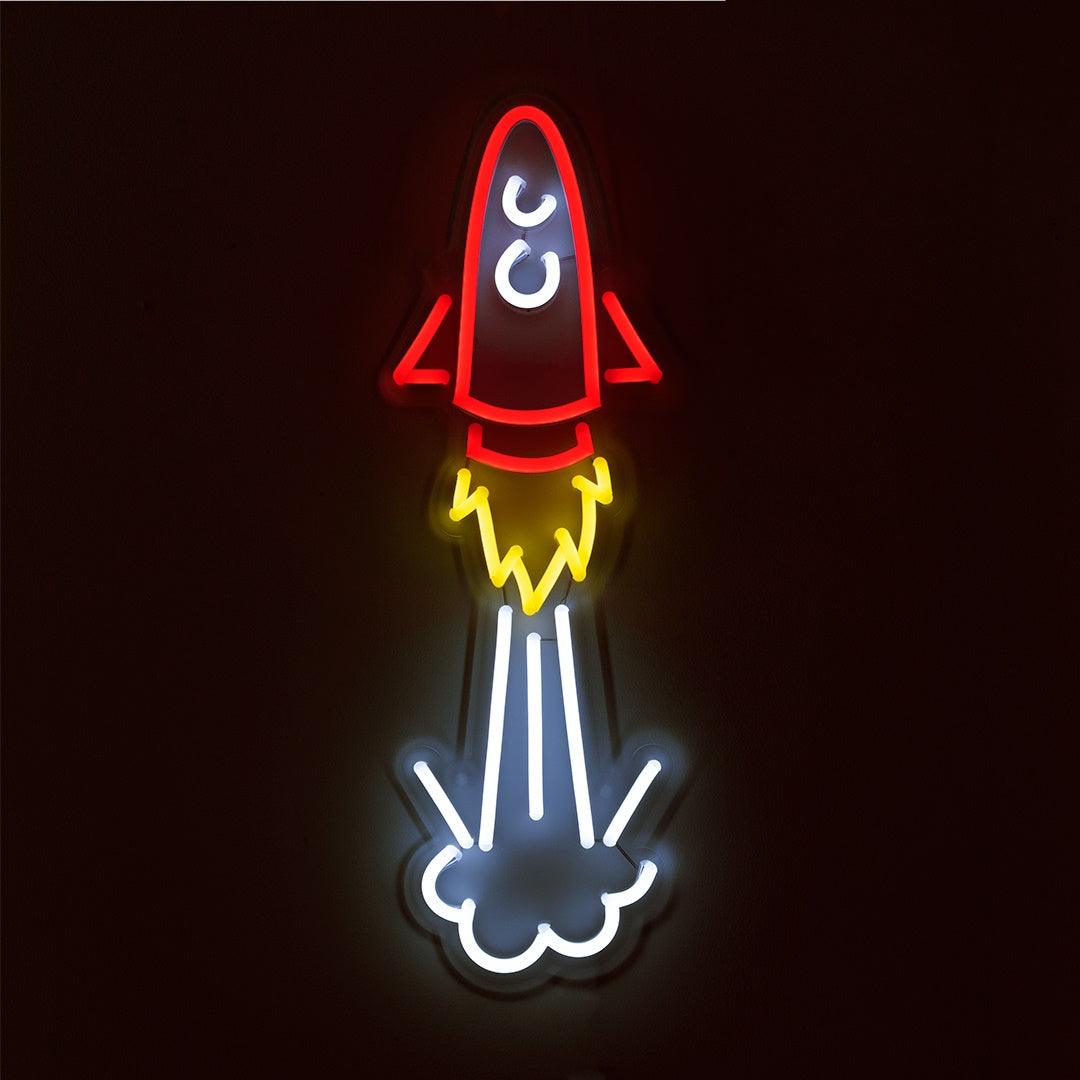 "Space Rocket" Neon-Schild Bild LED Leuchte - TOM NEON