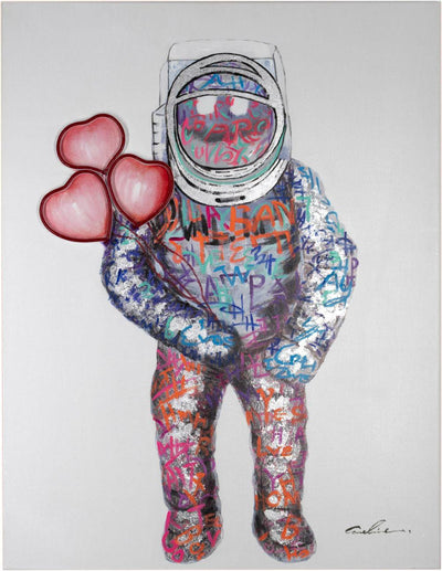 "Spaceman in Love" LED Neon Wall Art - TOM NEON