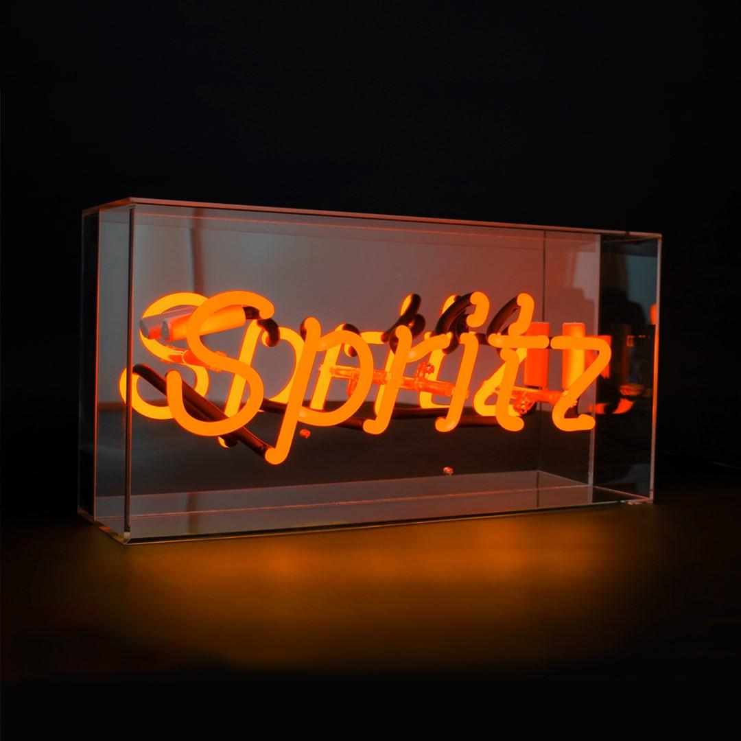"Spritz" Glas Neon Box - TOM NEON