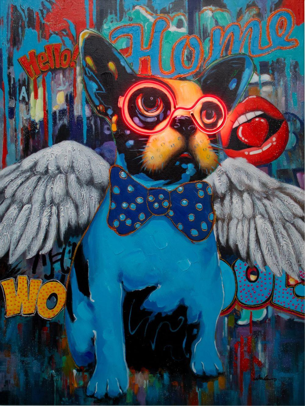 "Super Dog" LED Neon Wall Art - TOM NEON