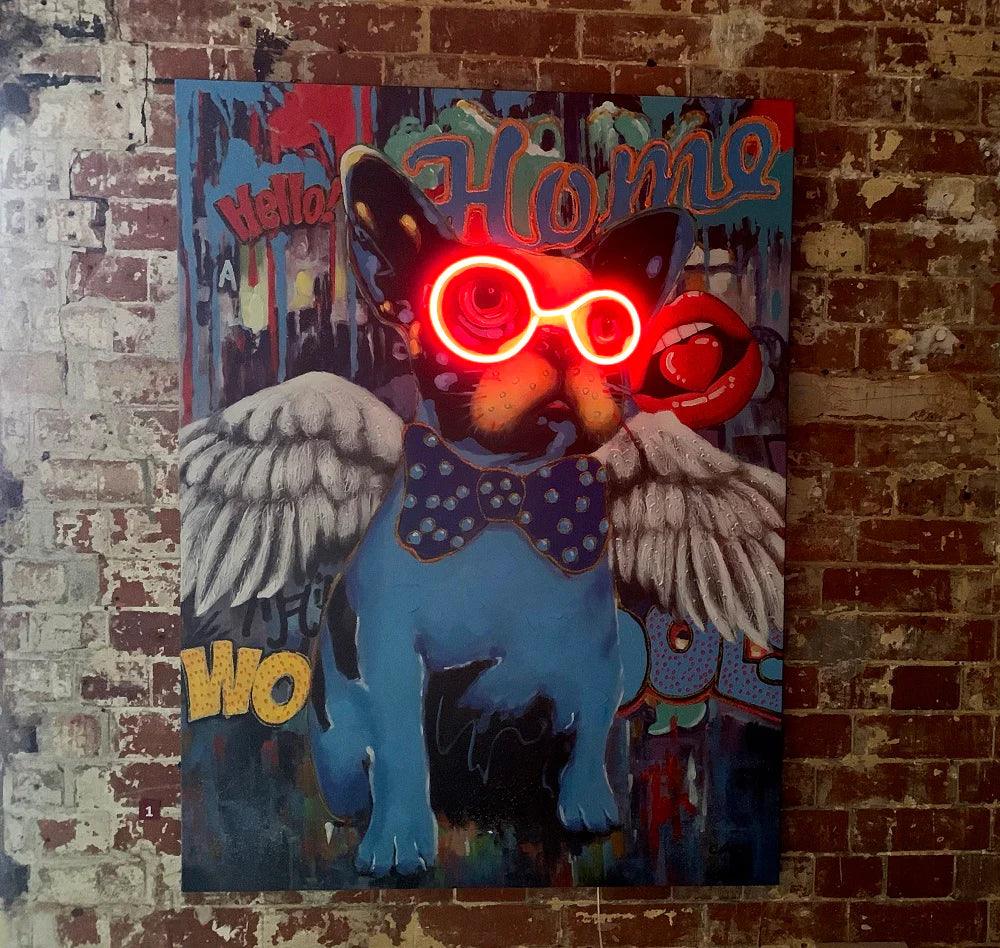 "Super Dog" LED Neon Wall Art - TOM NEON