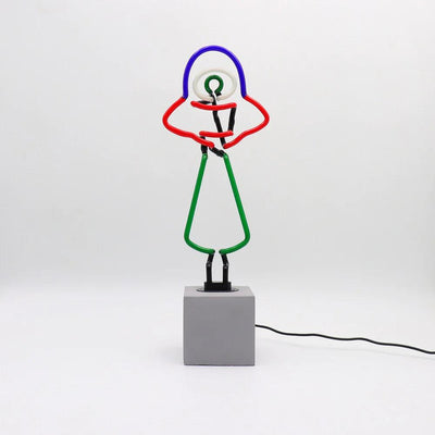 "UFO" Glas Stand-Neon - TOM NEON
