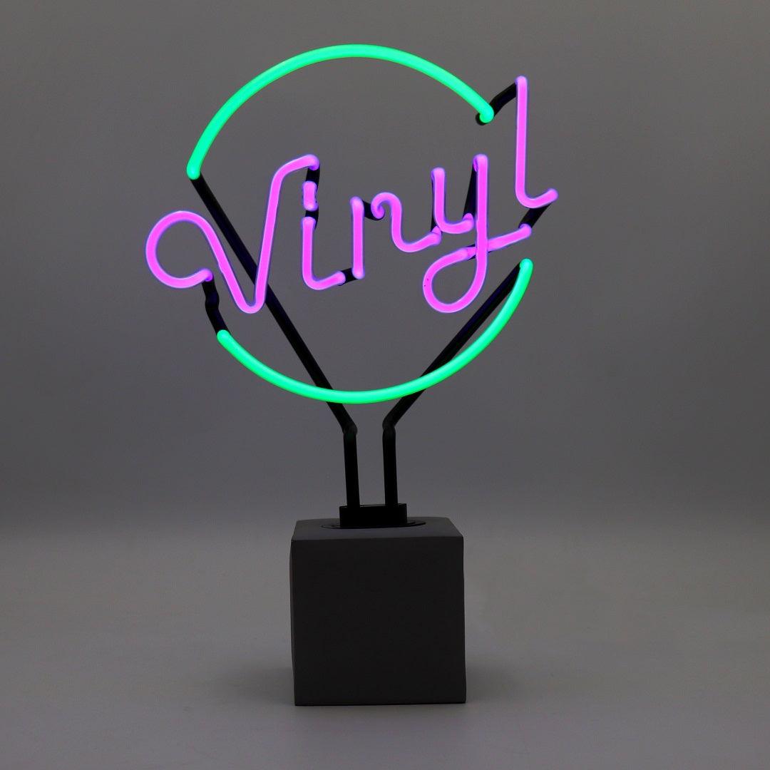 "Vinyl" Glas Stand-Neon - TOM NEON