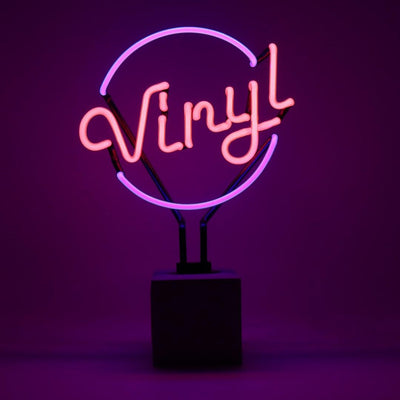 "Vinyl" Glas Stand-Neon - TOM NEON