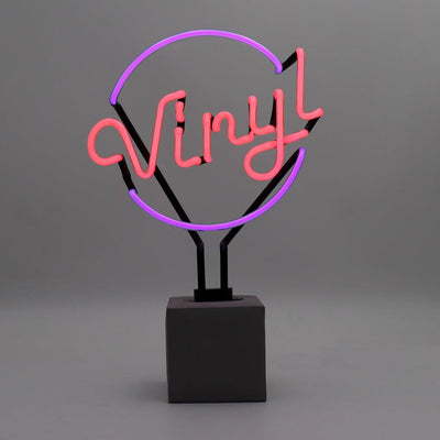 "Vinyl" Glas Stand-Neon - TOM NEON