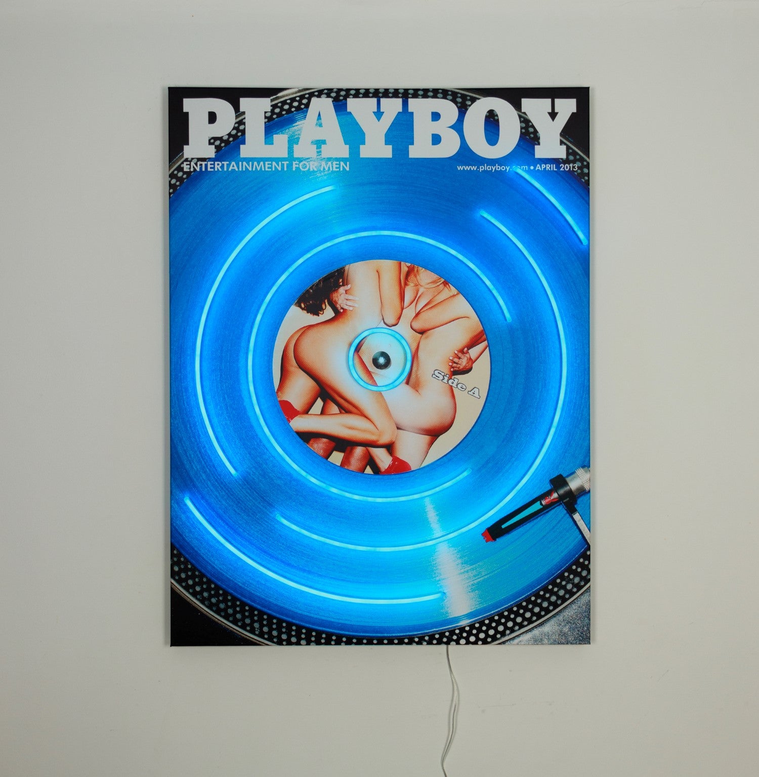 "Vinyl Cover" LED Neon Playboy Edition