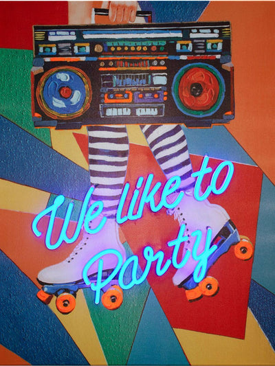 "We like to Party" LED Neon Wall Art - TOM NEON