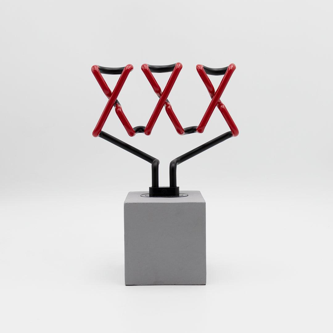 "XXX" Glas Stand-Neon - TOM NEON