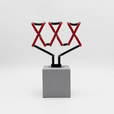 "XXX" Glas Stand-Neon - TOM NEON