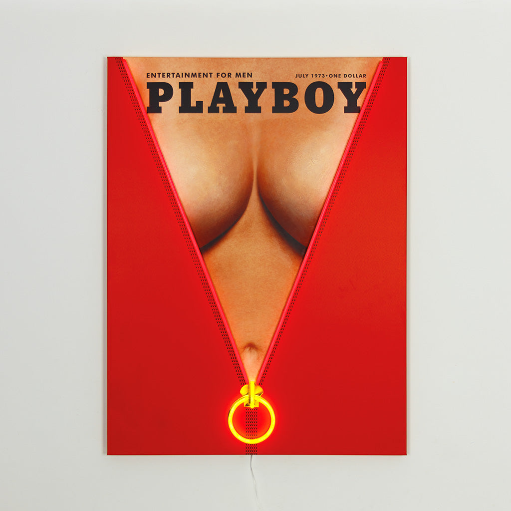 "Zip Cover" LED Neon Playboy Edition