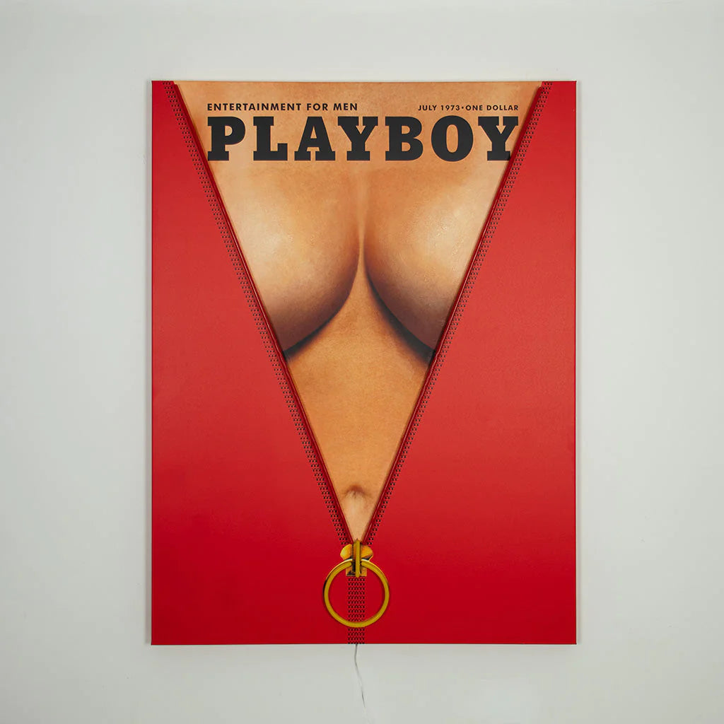 "Zip Cover" LED Neon Playboy Edition