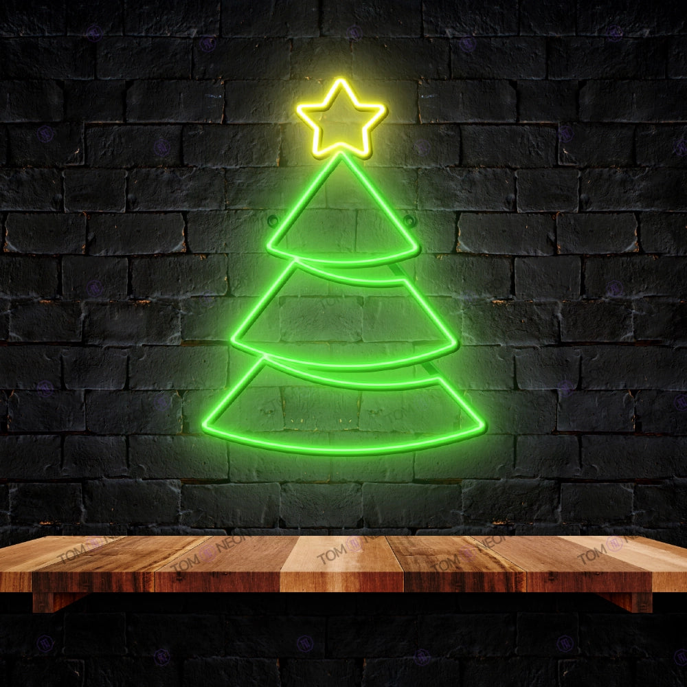 "Tannenbaum" Weihnachten Neon Schild Bild LED Leuchte