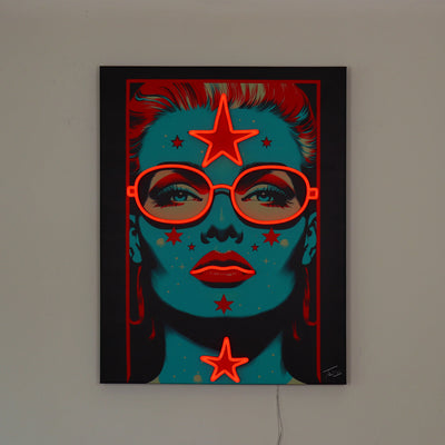 "Tarot Karte" LED Neon Wandkunst